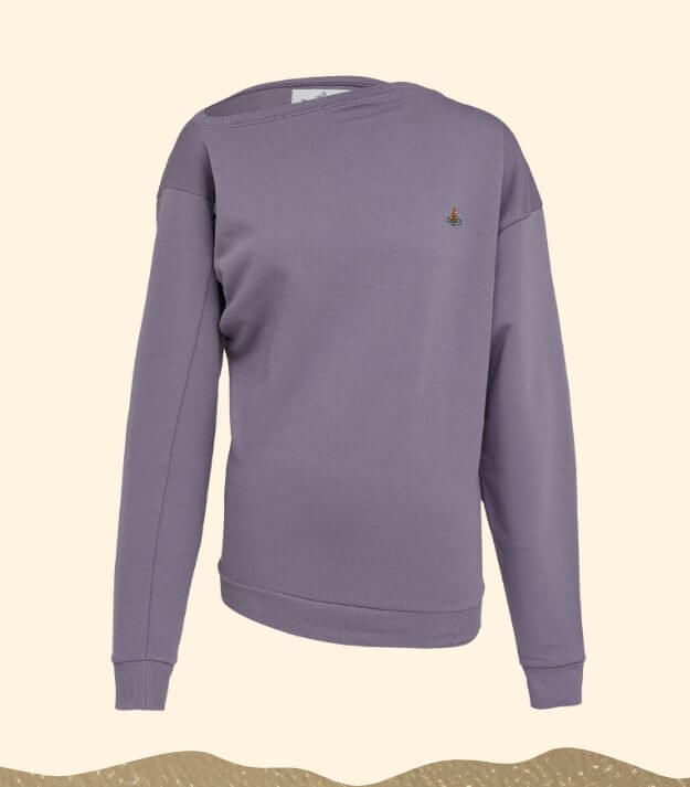 A grey-blue plant wool jumper from Vivienne Westwood